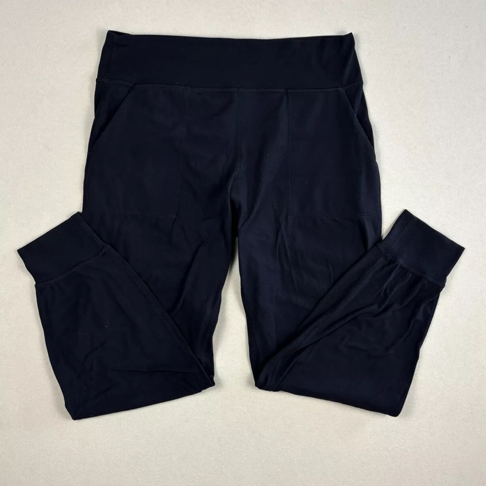 Lululemon Women’s 10 Align High-Rise Cropped Jogger Black Comfy Buttery Casual